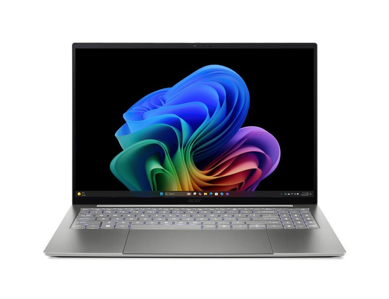 Acer Notebook 40.6cm (16 Zoll) WQXGA+ 358H 16GB RAM 512GB SSD Deutsch, QWERTZ Intel Arc Graphics Grau, Bild 4