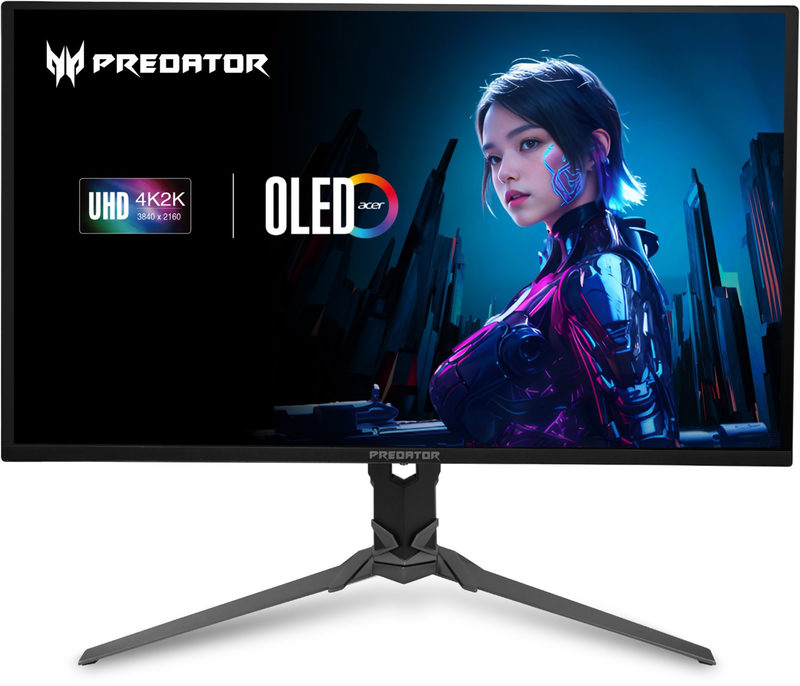 Acer Predator X32X5bmiiphuzx 31.5 Zoll 4K (UHD) QD-OLED Gaming Monitor 16:9 DP/HDMI/USB-C PD90W240 Hz, Bild 3