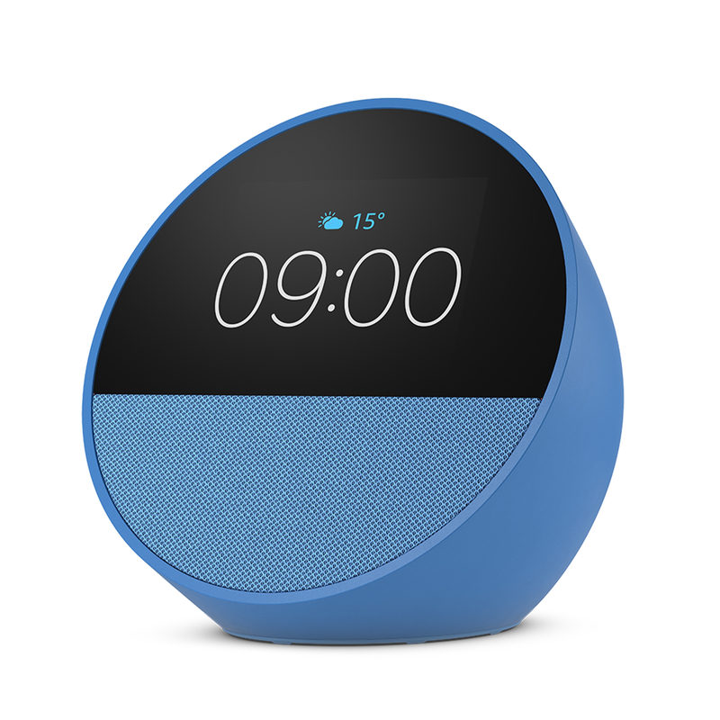 Amazon Echo Spot (2024) Smart Clock mit sattem Klang und Alexa