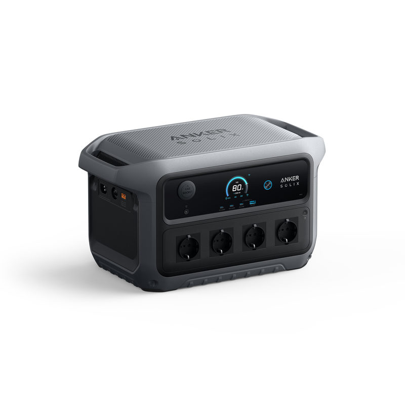 Anker SOLIX C2000 Gen. 2 (2048Wh, 2400W) - Tragbare Powerstation - Schwarz