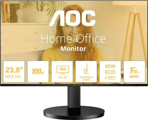 AOC 24B3CF2 23.8 Zoll Full HD IPS LED 16:9 100 Hz Office Monitor, Bild 2