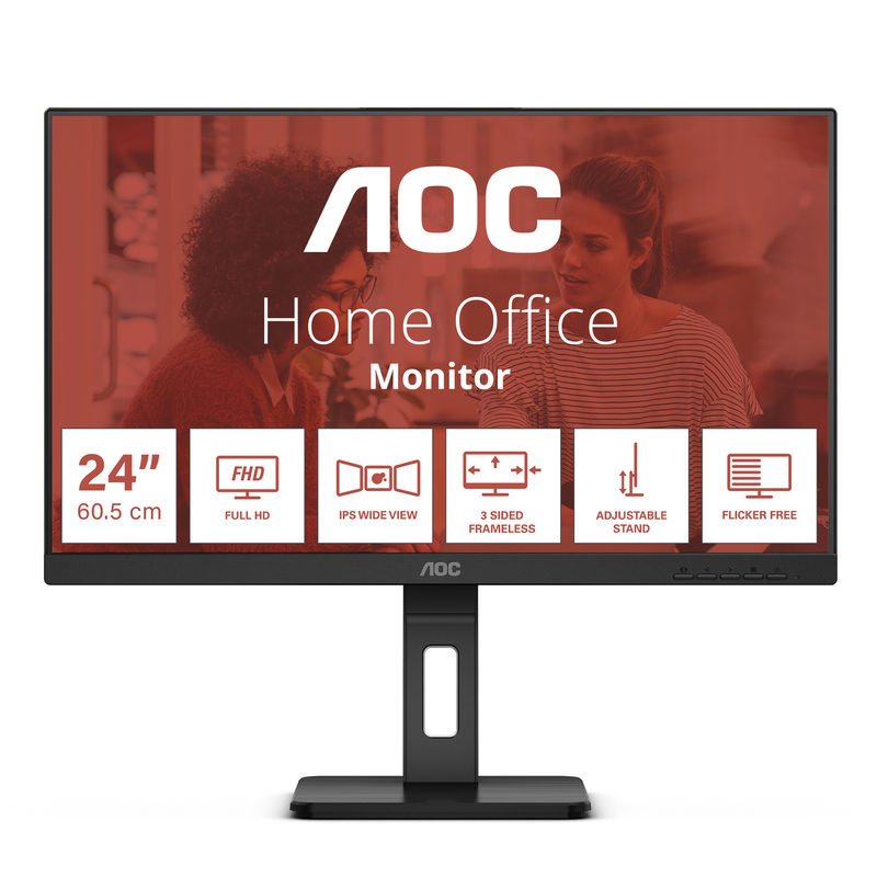 AOC 24E3QAF 24 Zoll Full HD IPS LED 16:9 75 Hz Office Monitor, Bild 2