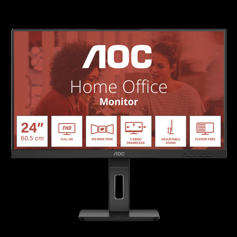 AOC 24E3QAF 24 Zoll Full HD IPS LED 16:9 75 Hz Office Monitor, Bild 3