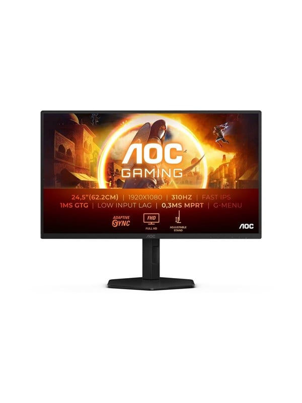 25G4SXU 62 cm (25) Gaming Monitor schwarz/grau, Widescreen Full HD (1920x1080), 0,3 ms Reaktionszeit, Bild 4
