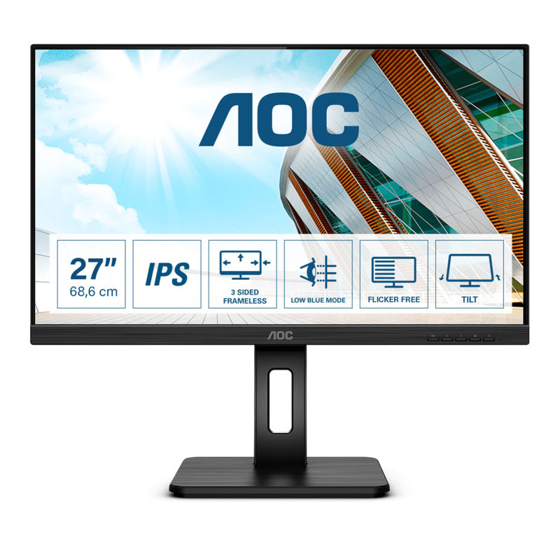 AOC 27P2Q 27 Zoll Full HD IPS LED 16:9 75 Hz Office Monitor, Bild 2