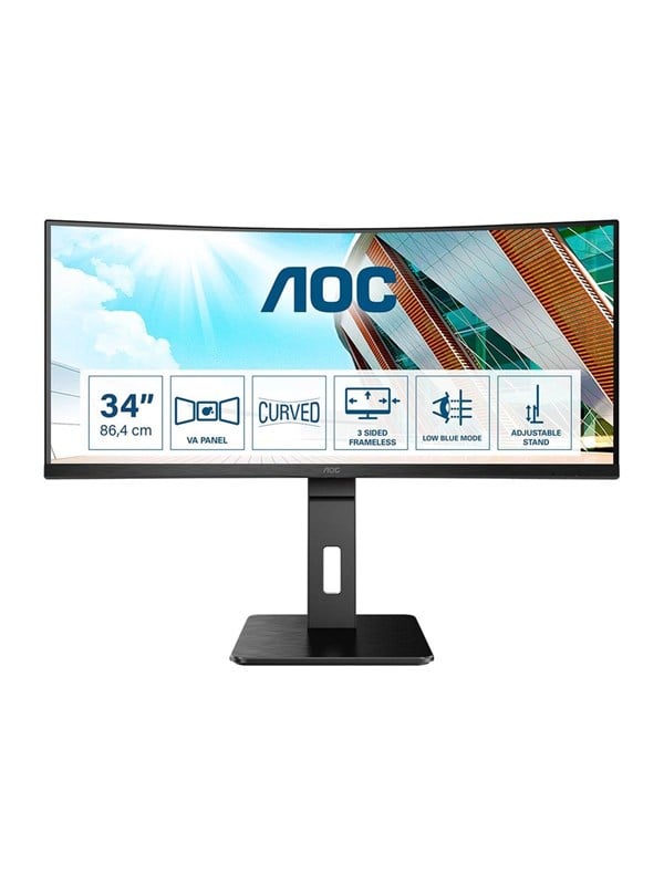 AOC CU34P2A 34 Zoll UWQHD Curved VA LED 21:9 100 Hz Monitor, Bild 3