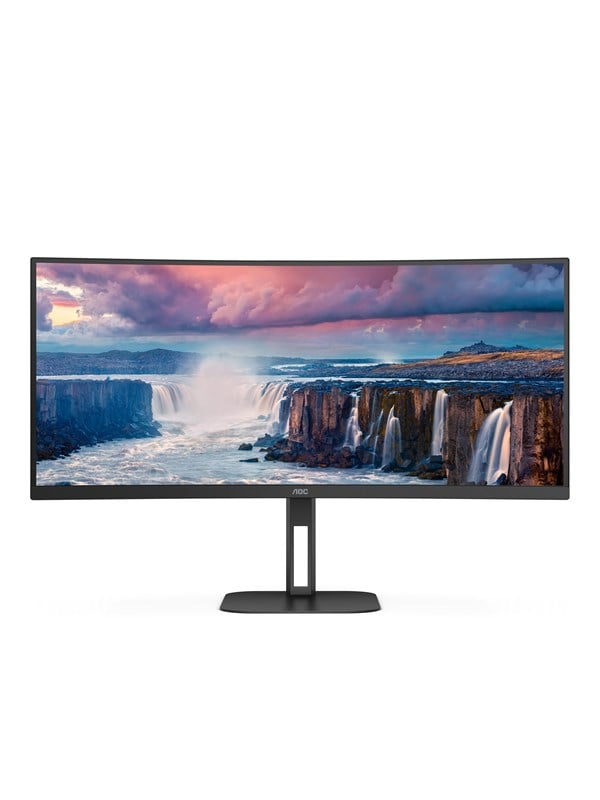 AOC CU34V5C Curved Monitor - WQHD, Höhenverstellung, USB-C, Bild 3