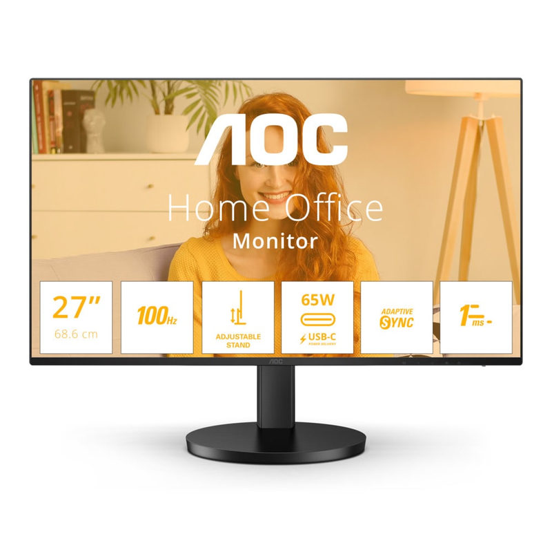 AOC Q27B3CF2 27 Zoll WQHD IPS LED 16:9 100 Hz Office Monitor, Bild 2