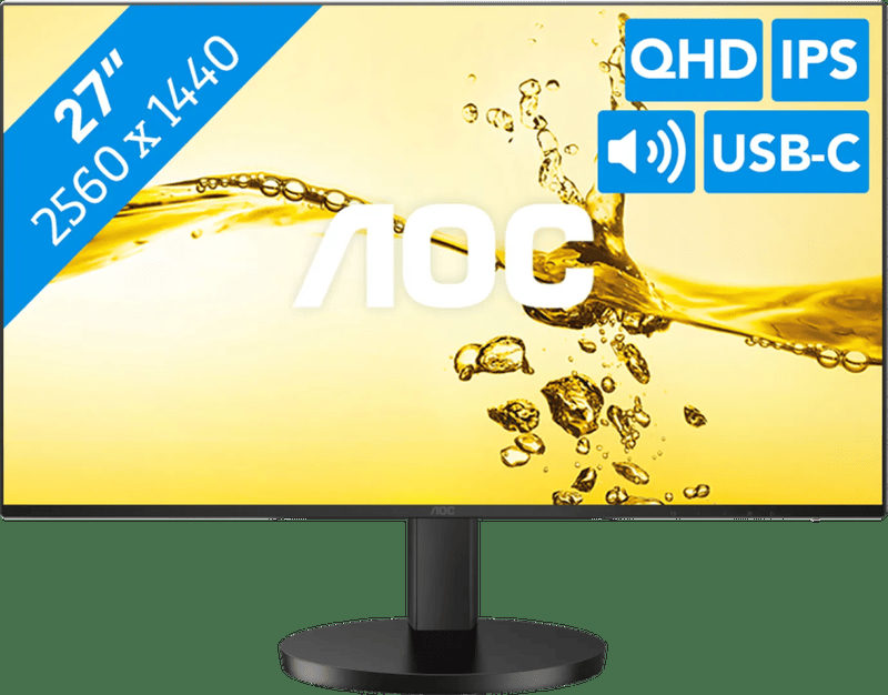 AOC Q27B3CF2 27 Zoll WQHD IPS LED 16:9 100 Hz Office Monitor, Bild 3