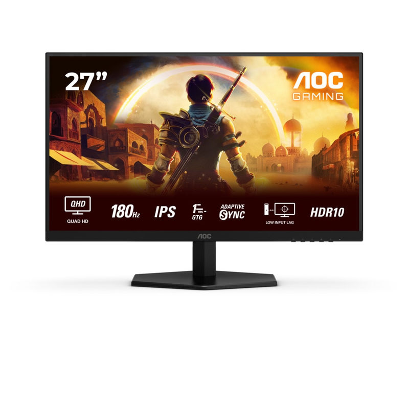 AOC Q27G42XE 27 Zoll WQHD Fast IPS LED 16:9 180 Hz Gaming Monitor
