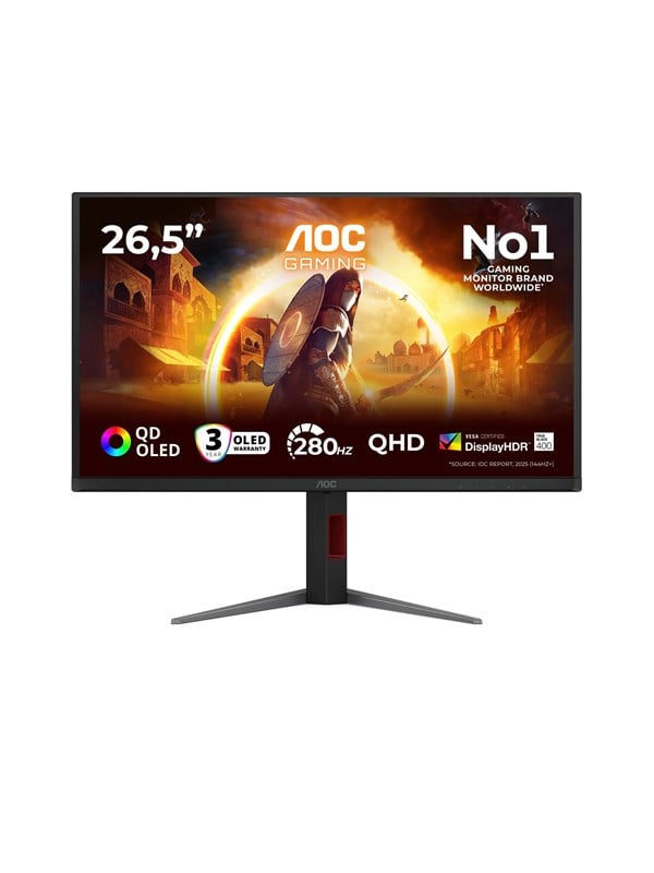 AOC Q27G4ZD 26.5 Zoll WQHD Quantum Dot Panel 16:9 280 Hz Gaming Monitor, Bild 4