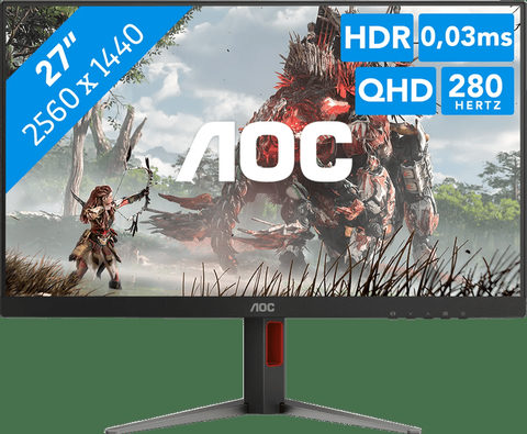 AOC Q27G4ZD 26.5 Zoll WQHD Quantum Dot Panel 16:9 280 Hz Gaming Monitor