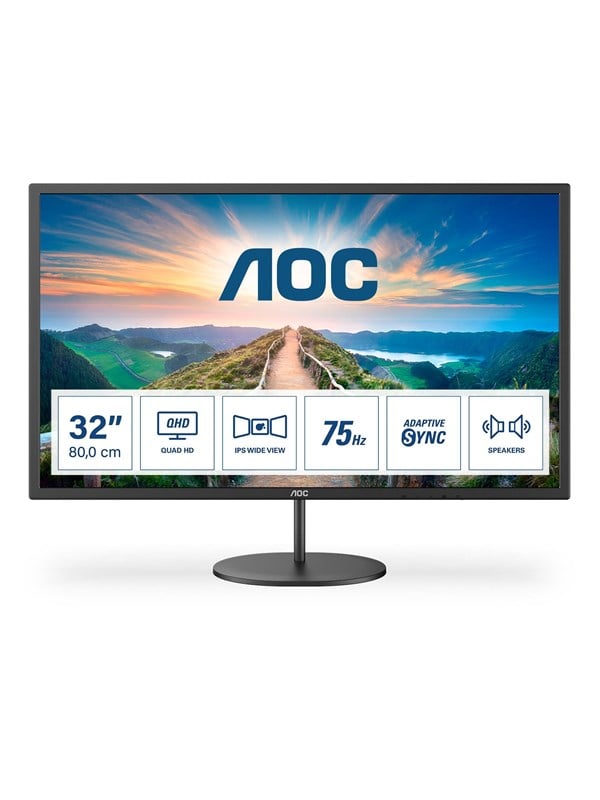 AOC Q32V4 LED-Monitor EEK F (A - G) 81.3 cm (32 Zoll) 2560 x 1440 Pixel 16:9 4 ms HDMI, DisplayPor, Bild 4