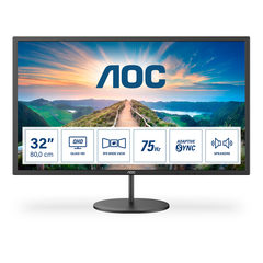 AOC Q32V4 LED-Monitor EEK F (A - G) 81.3 cm (32 Zoll) 2560 x 1440 Pixel 16:9 4 ms HDMI, DisplayPor