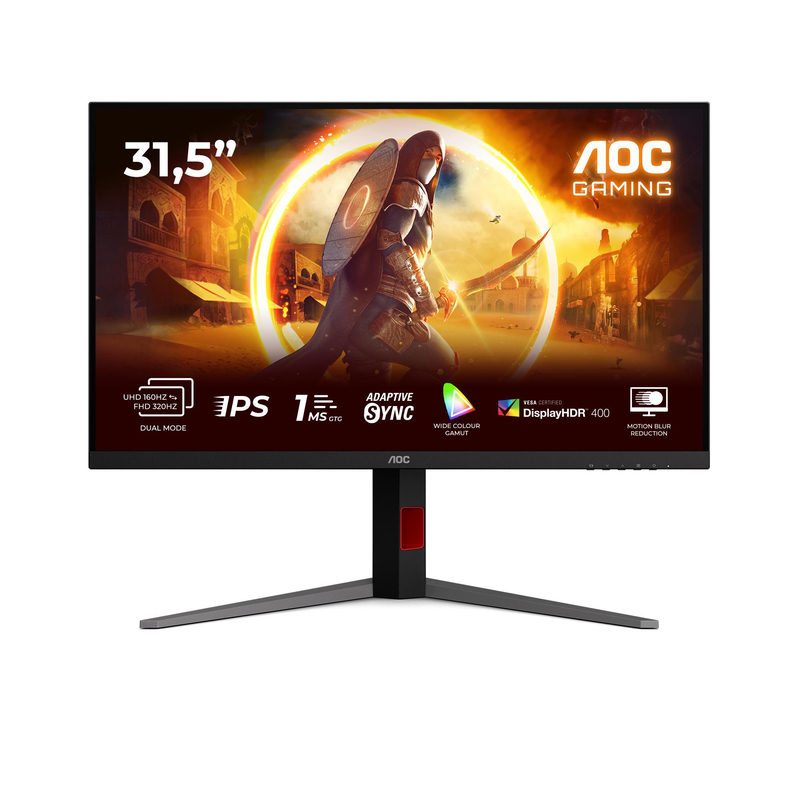 AOC U32G4U 31.5 Zoll 4K (UHD) / Full HD (DualMode) IPS 16:9 160 Hz / 320 Hz Gaming Monitor, Bild 3