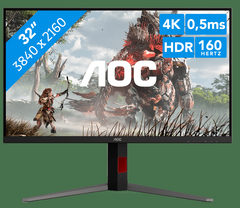 AOC U32G4U 31.5 Zoll 4K (UHD) / Full HD (DualMode) IPS 16:9 160 Hz / 320 Hz Gaming Monitor