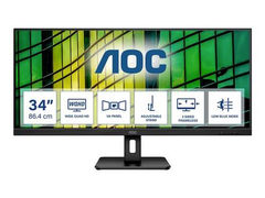 AOC U34E2M 34 Zoll UWQHD VA LED 21:9 100 Hz Office Monitor