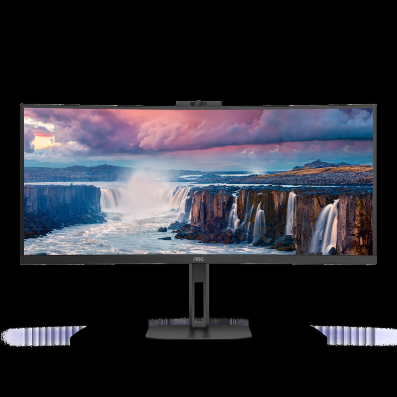 AOC Value-Line CU34V5CW/BK LED-Monitor EEK G (A - G) 86.4 cm (34 Zoll) 3440 x 1440 Pixel 21:9 4 ms H, Bild 6
