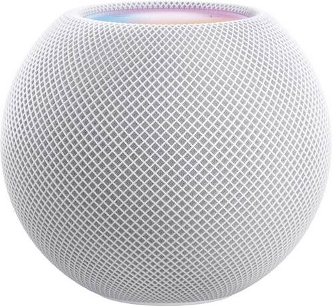 Apple HomePod Mini (Weiß) MY5H2D/A [Bluetooth, 360° Audio, Siri Sprachsteuerung]