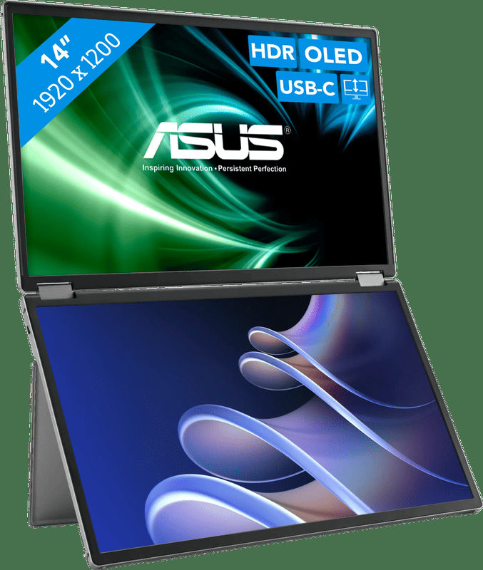 ASUS MQ149CD ZenScreen Duo OLED tragbarer faltbarer Monitor 14 (35,6cm), Bild 2