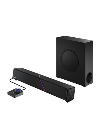 ASUS ROG Gjallar Dolby Atmos Gaming Soundbar mit kabellosem Subwoofer – Premium 2.1.2 Surround-Sound für Gamer