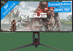 ASUS ROG Swift PG34WCDN 34 Zoll UWQHD Quantum Dot Panel 21:9 360 Hz Curved Gaming Monitor