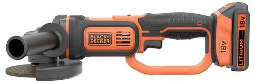 BLACK+DECKER BCG720N-XJ - Winkelschleifer - schnurlos - 125 mm - ohne Batterie - 18 V