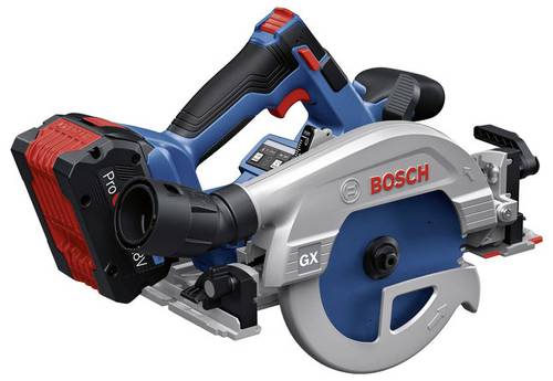Bosch Akku-Handkreissäge GKS 18V-57-2 GX Professional solo 18Volt blau/schwarz, Bild 3