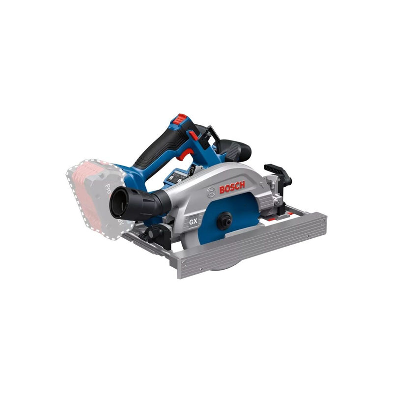 Bosch Akku-Handkreissäge GKS 18V-57-2 GX Professional solo 18Volt blau/schwarz, Bild 5
