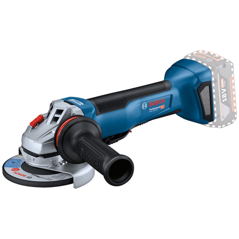 Bosch Akku-Winkelschleifer GWS 18V-10 P L-Boxx 2x GBA 18V 5.0Ah, Bild 4