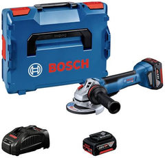 Bosch Akku-Winkelschleifer GWS 18V-10 P L-Boxx 2x GBA 18V 5.0Ah