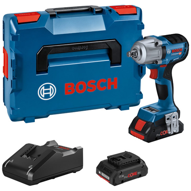Bosch GDS 18V-450 HC Professional - Schlagschrauber - schnurlos - 1/2 -Vierkantantrieb - 800 N·m - 2 Akkus -, Bild 2