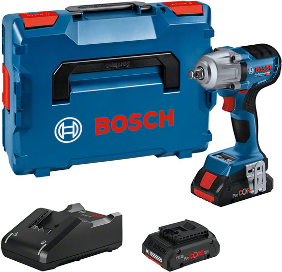 Bosch GDS 18V-450 HC Professional - Schlagschrauber - schnurlos - 1/2 -Vierkantantrieb - 800 N·m - 2 Akkus -, Bild 4