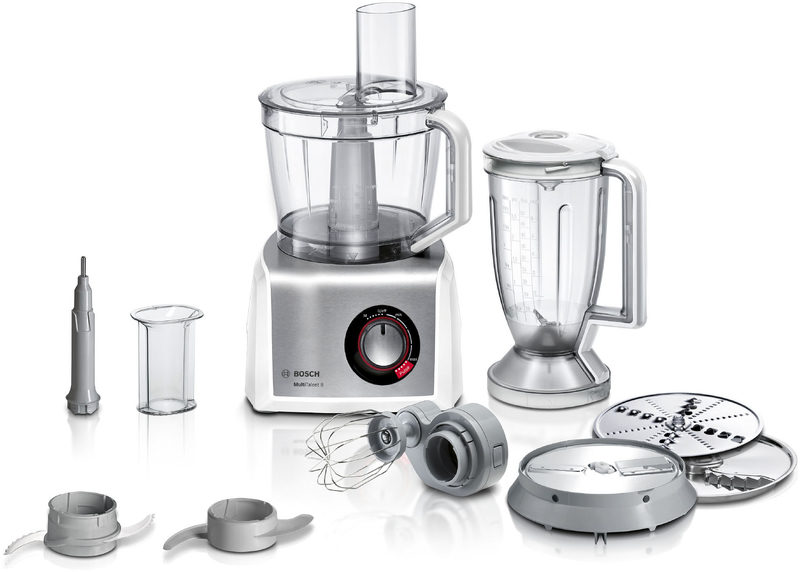 Bosch Haushalt MC812S814 Küchenmaschine 1250W Silber, Weiß