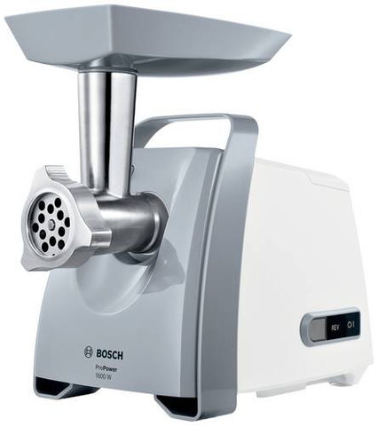 Bosch Haushalt MFW45020 Fleischwolf 1600 W Weiß, Grau