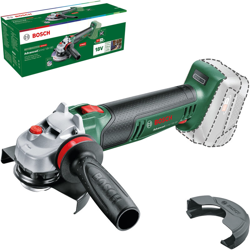 Bosch Home and Garden AdvancedGrind 18-80 Akku-Winkelschleifer 125mm ohne Akku 18V, Bild 4