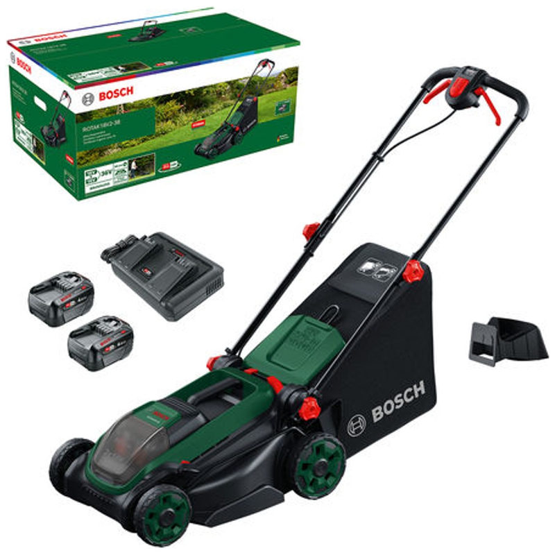 Bosch Home and Garden ROTAK18V2-38 Akku-Rasenmäher, Bild 4