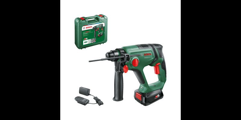 Bosch Home and Garden Universal Hammer -Akku-Bohrhammer 18V 2.5Ah Li-Ion inkl. Akku, inkl. Ladegerä, Bild 6