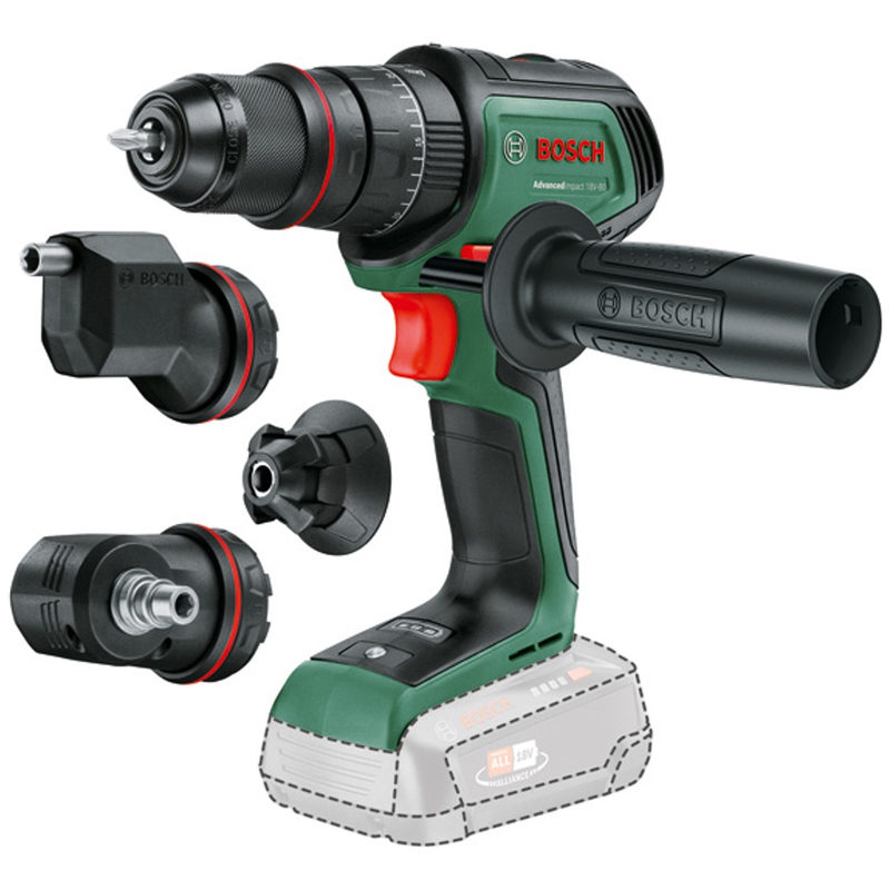 Bosch Home & Garden AdvancedImpact 18V-80 Akku-Schlagbohrschrauber-Set 18,0 V, ohne Akku, Bild 4