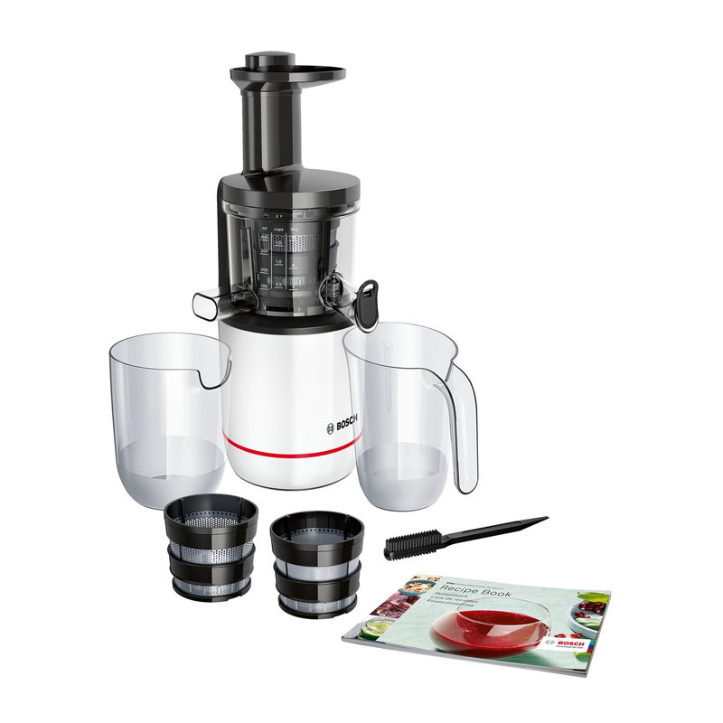 Bosch MESM500W Entsafter Slow Juicer weiß/schwarz, Bild 3