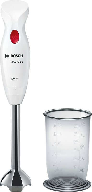 Bosch MSM24100 Stabmixer CleverMixx weiß / deep red, Bild 2