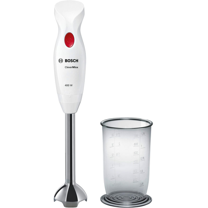 Bosch MSM24100 Stabmixer CleverMixx weiß / deep red, Bild 4