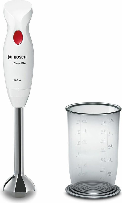 Bosch MSM24100 Stabmixer CleverMixx weiß / deep red, Bild 5