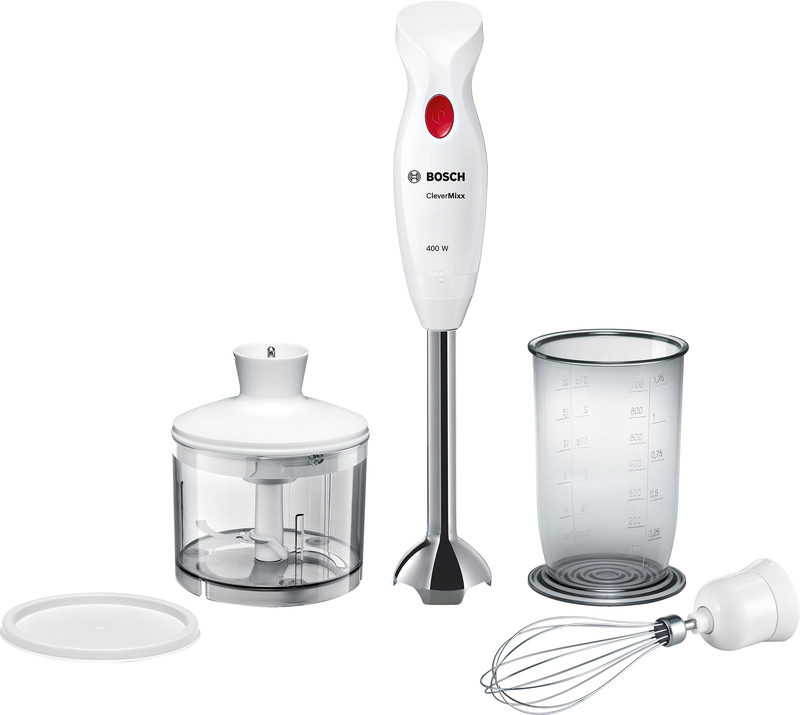 Bosch MSM24500 Stabmixer CleverMixx weiß / deep red, Bild 2
