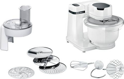 Bosch MUM Serie 2, 700 Watt Küchenmaschine 700W Weiß
