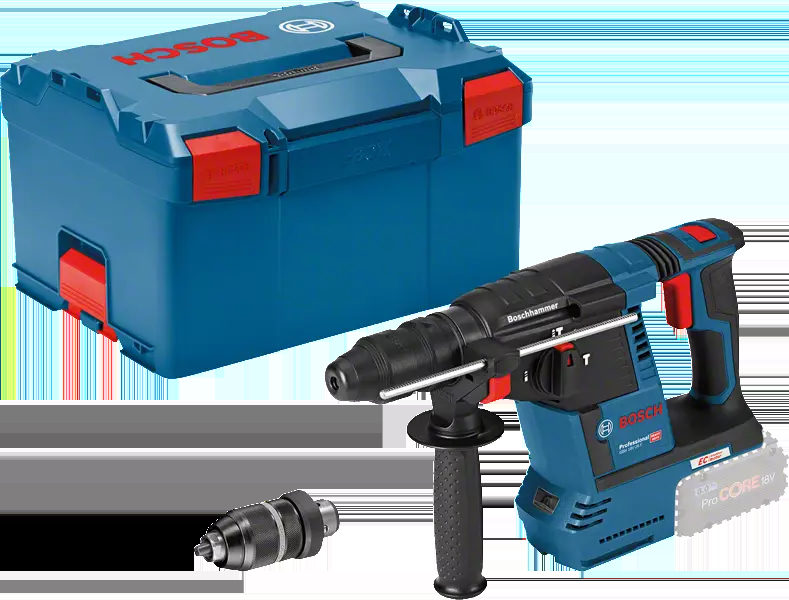 Bosch Professional Akku-Bohrhammer GBH 18V-26F mit SDS plus GBH 18V-26F, ohne Akku, ohne Ladegerät