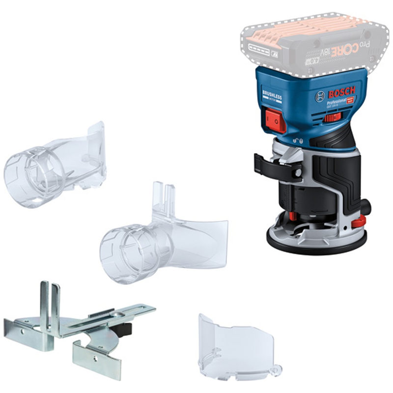 Bosch Professional Akku-Kantenfräse gkf 18V-8 ohne Akku und Ladegerät in l-boxx 136, Bild 3