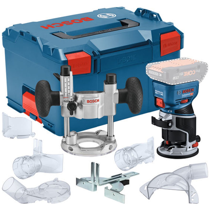 Bosch Professional Akku-Kantenfräse gkf 18V-8 ohne Akku und Ladegerät in l-boxx 136, Bild 5