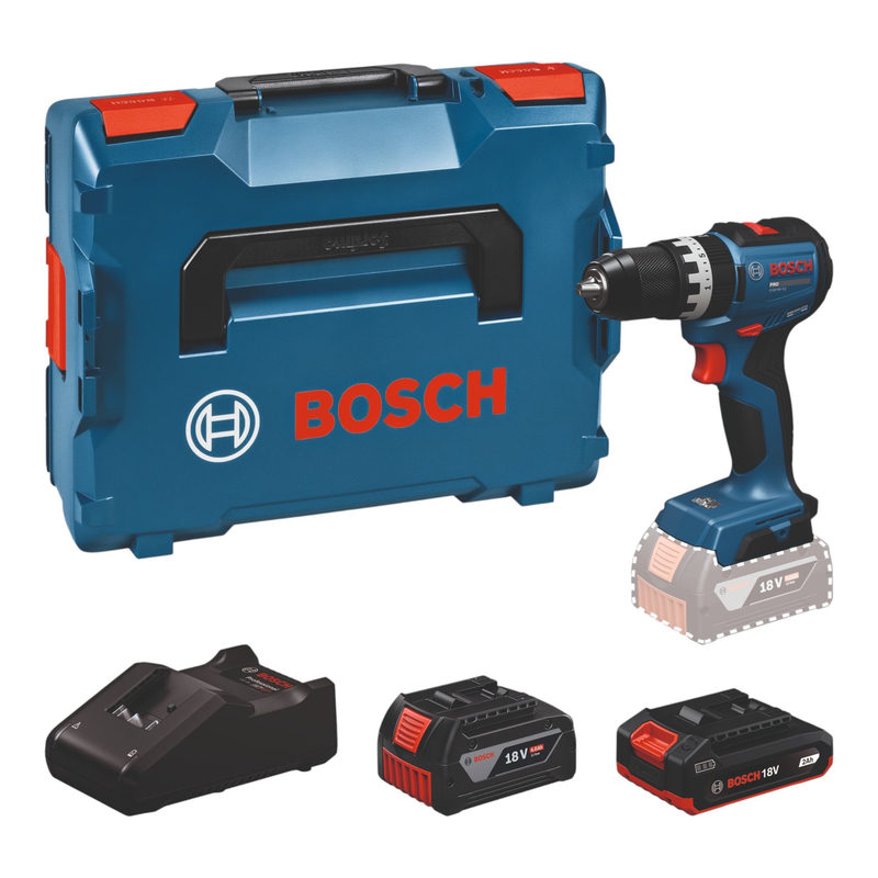 Bosch Professional Akku-Schlagbohrschrauber GSB18V-52 in L-BOXX, Bild 5