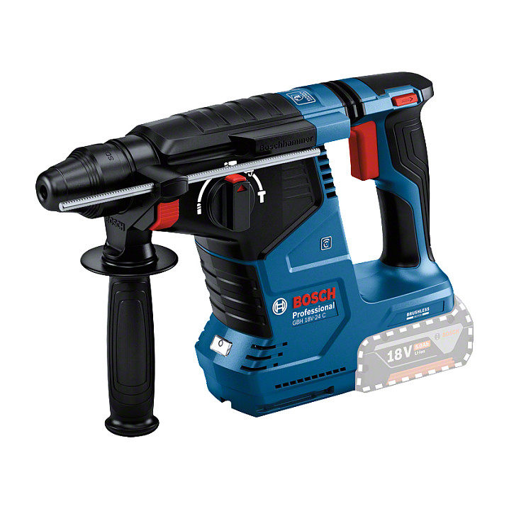 Bosch Professional GBH 18V-24 C SDS-Plus-Akku-Bohrhammer 18V Li-Ion bürstenlos, ohne Akku, Bild 6